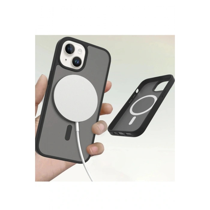 iPhone 15 Jota Magsafe Kapak - Açık Mavi