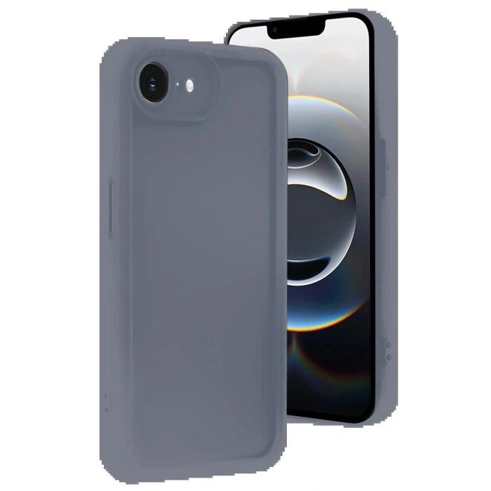 iPhone 16E Kılıf Viera Silikon - Gri