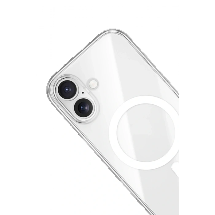 iPhone 17 Kılıf Pc Real Magsafe Kapak - Şeffaf