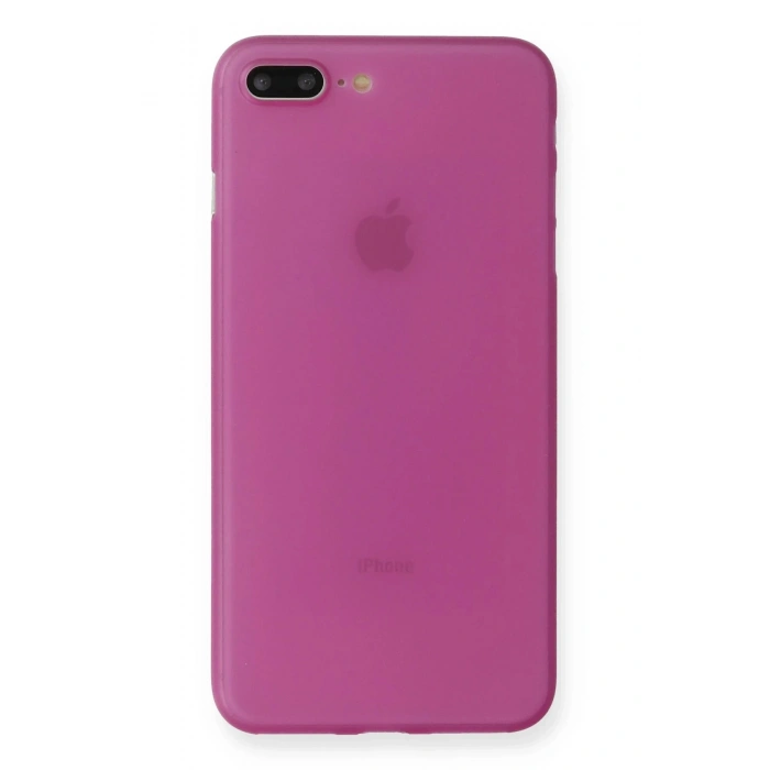 iPhone 8 Plus Kılıf PP Ultra İnce Kapak - Pembe