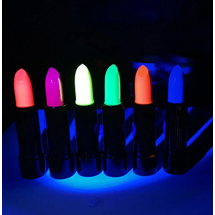 Karanlıkta Parlayan Yanan Uv Neon Ruj Yüz Boyama 6 Adet 6 Renk (4172)