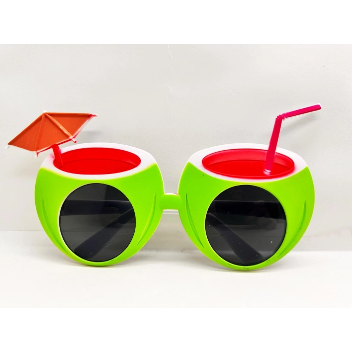 Karpuz Şekilli Tropikal Hawaii Yaza Merhaba Parti Gözlüğü (4172)