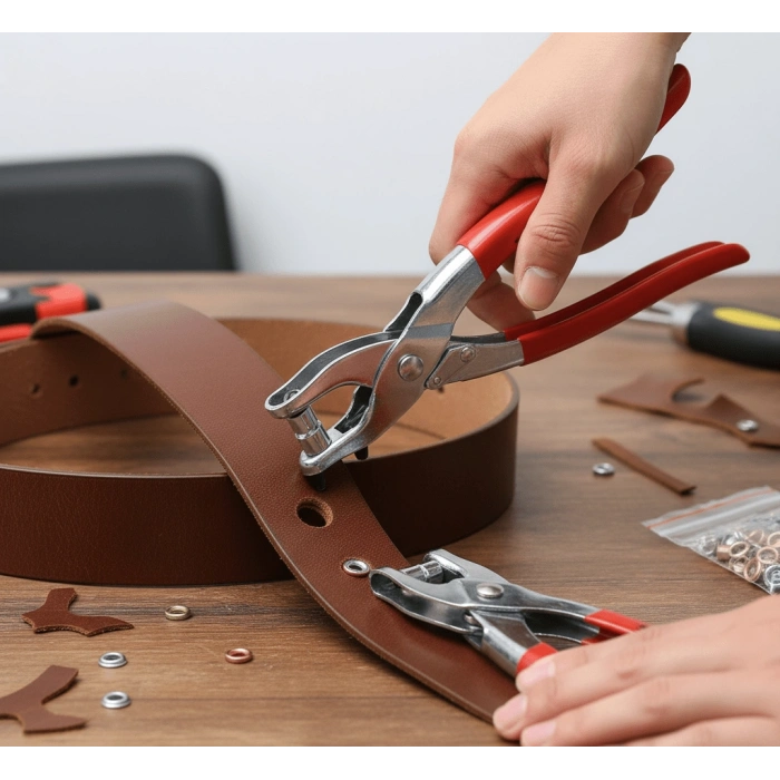 Kemer Delme Perçin Atma Pensesi 2 li Seti