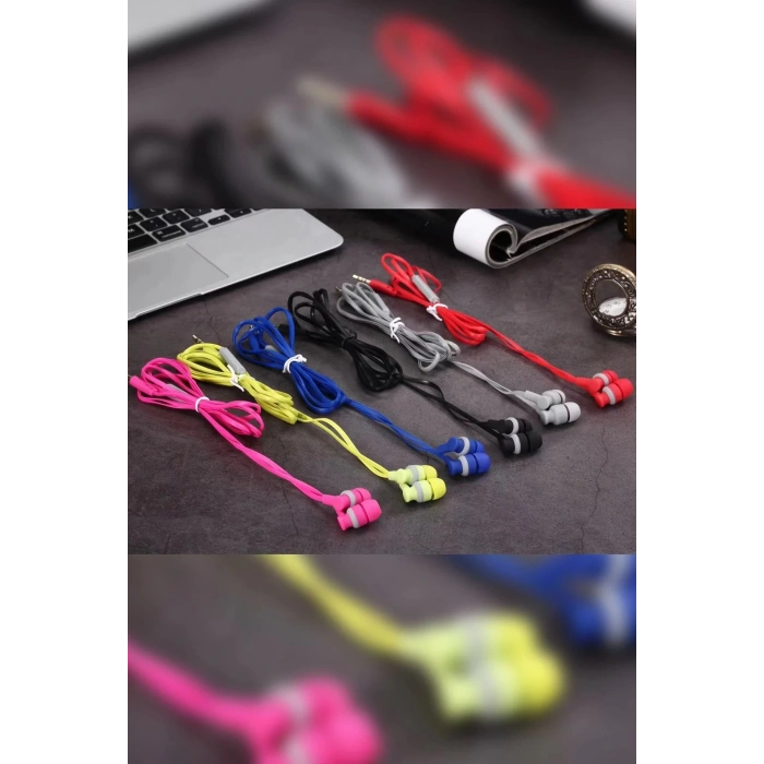 KR-204 Kablolu Kulaklık - Kırmızı