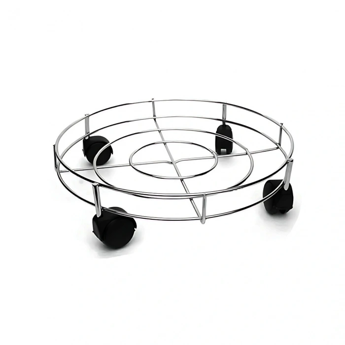 Krom Metal Tüp Çek - Damacana Altlık (4172)