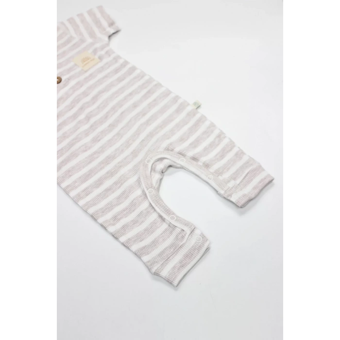 Line Colors Yarım Kol Patiksiz Tulum 15126 Bej