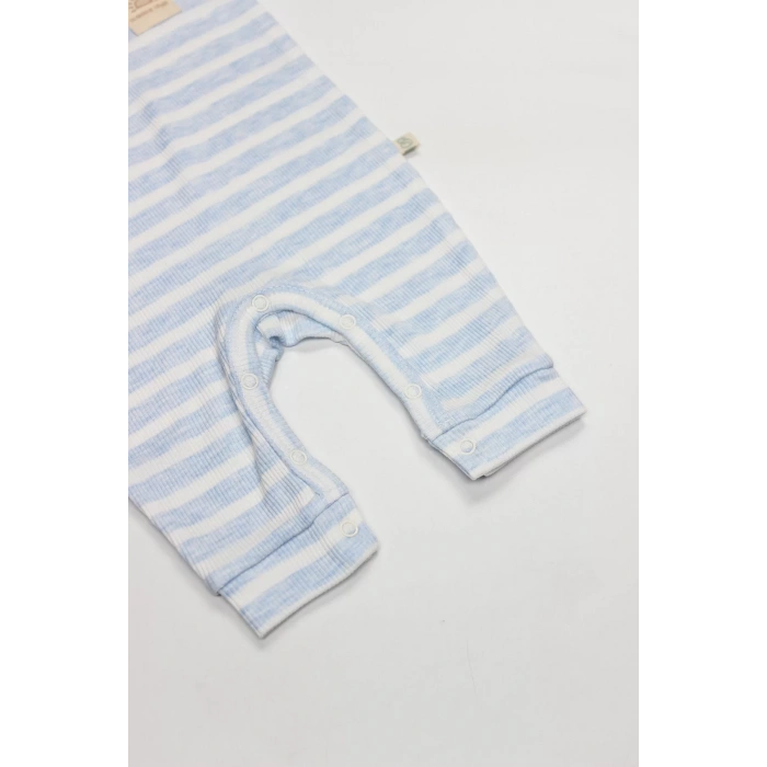 Line Colors Yarım Kol Patiksiz Tulum 15126 Mavi