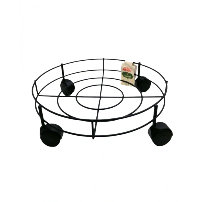 Metal - Siyah Tüp Çek Damacana Altlık (4172)