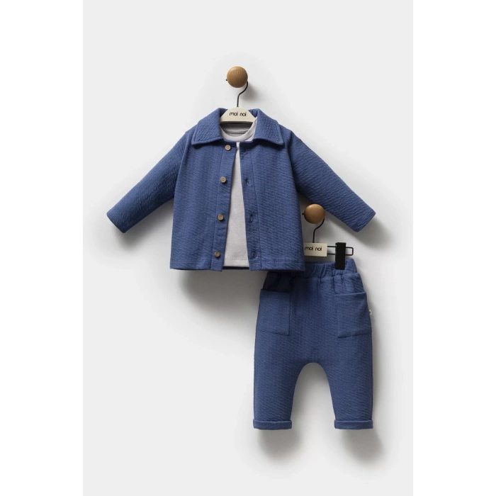 Moi Noi Ceketli Takım Mnb5321 Navy Blue