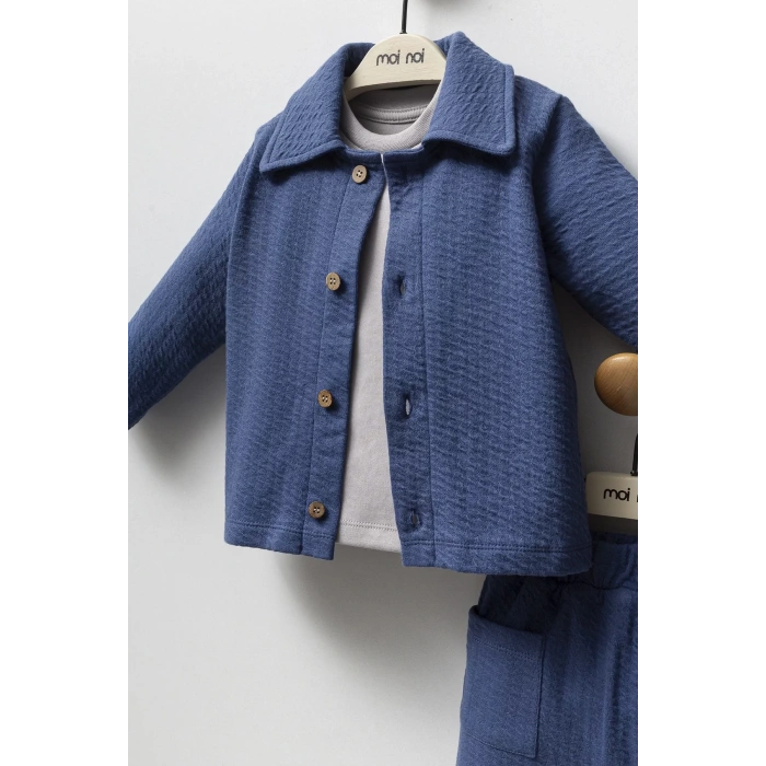 Moi Noi Ceketli Takım Mnb5321 Navy Blue