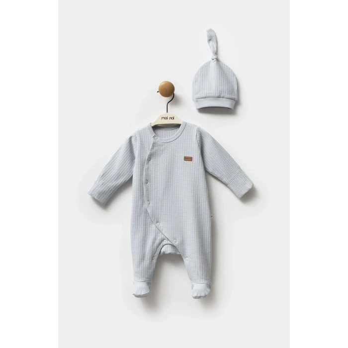 Moi Noi Galaxy Şapkalı Tulum Mnb1244 Gri