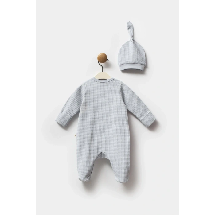 Moi Noi Galaxy Şapkalı Tulum Mnb1244 Gri