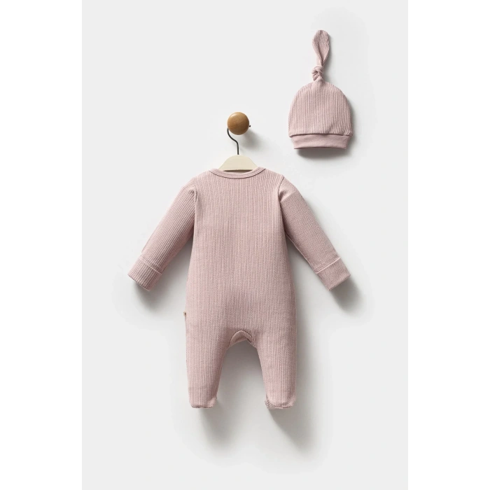 Moi Noi Şapkalı Tulum Mnb1235 Mürdüm