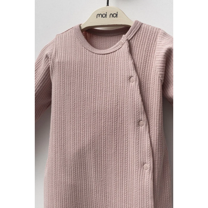 Moi Noi Şapkalı Tulum Mnb1235 Mürdüm