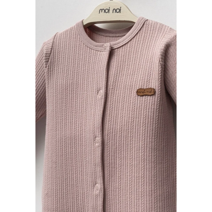 Moi Noi Şapkalı Tulum Mnb1236 Mürdüm