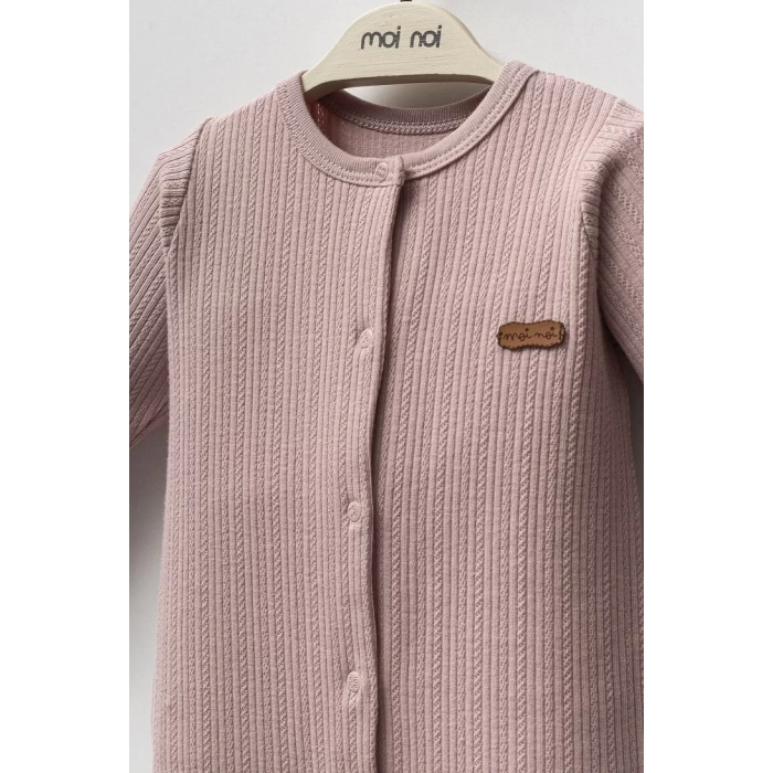 Moi Noi Şapkalı Tulum Mnb1236 Mürdüm