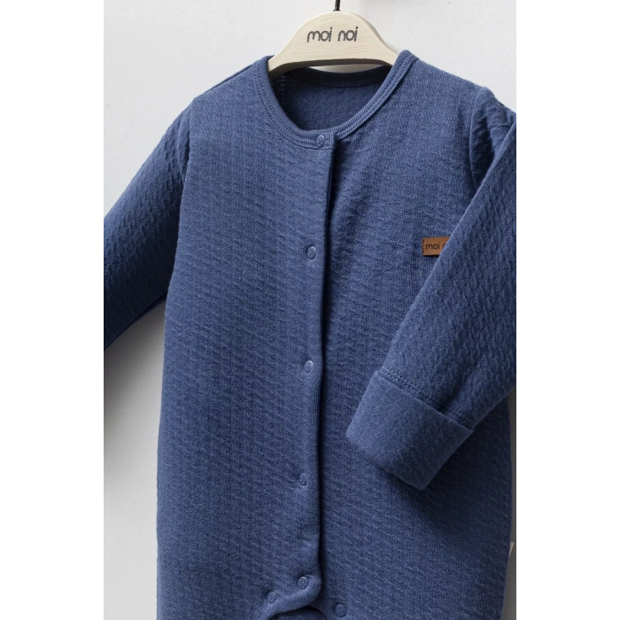 Moi Noi Şapkalı Tulum Mnb1251 Navy Blue