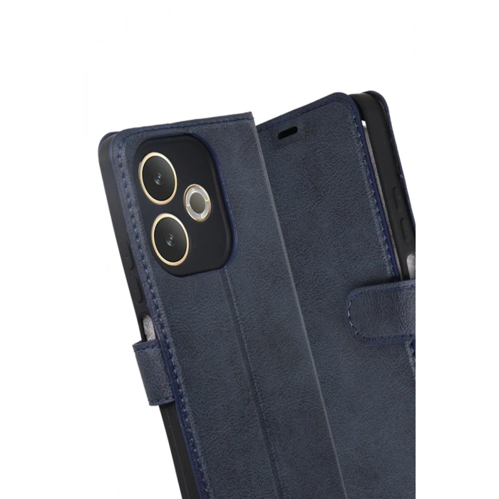 Oppo A5 Pro 4G Trend S Plus Kapaklı Kılıf - Lacivert