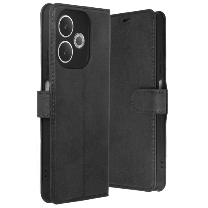 Oppo A5 Pro 4G Trend S Plus Kapaklı Kılıf - Siyah