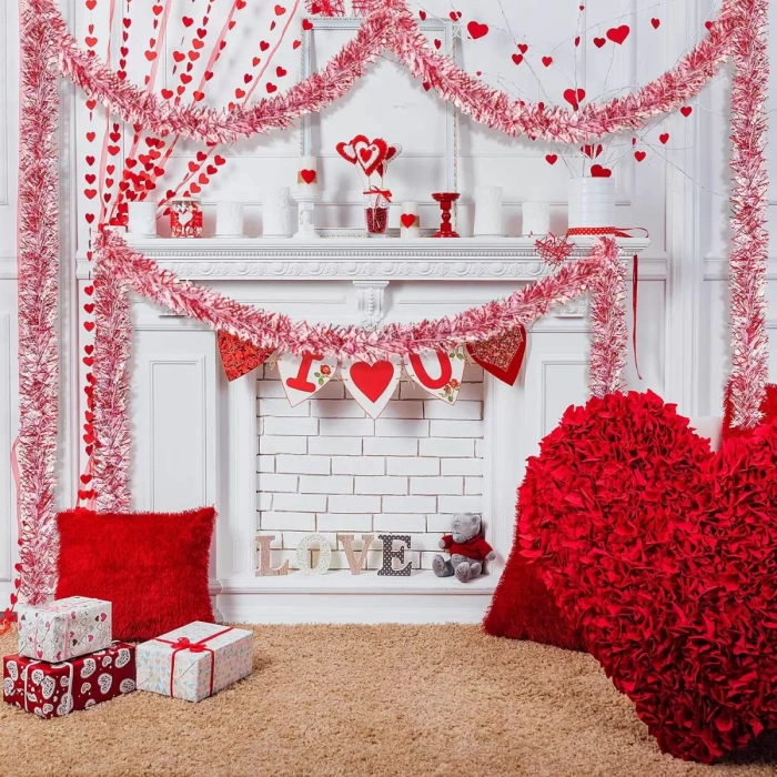 Parti İçin Sim Süs 2 Metre Uzunluk 8 Cm Genişlik Pembe Renk İthal (4172)