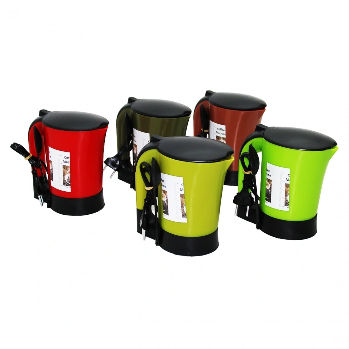 Plastik Renkli Su Isıtıcısı Kettle Elektrikli Cezve (4172)
