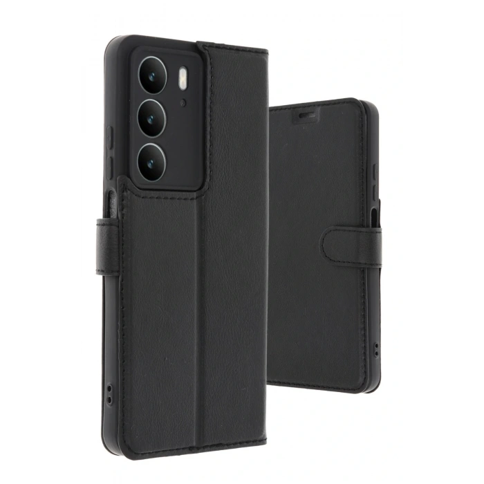 Realme C75 4G Trend S Plus Kapaklı Kılıf - Siyah