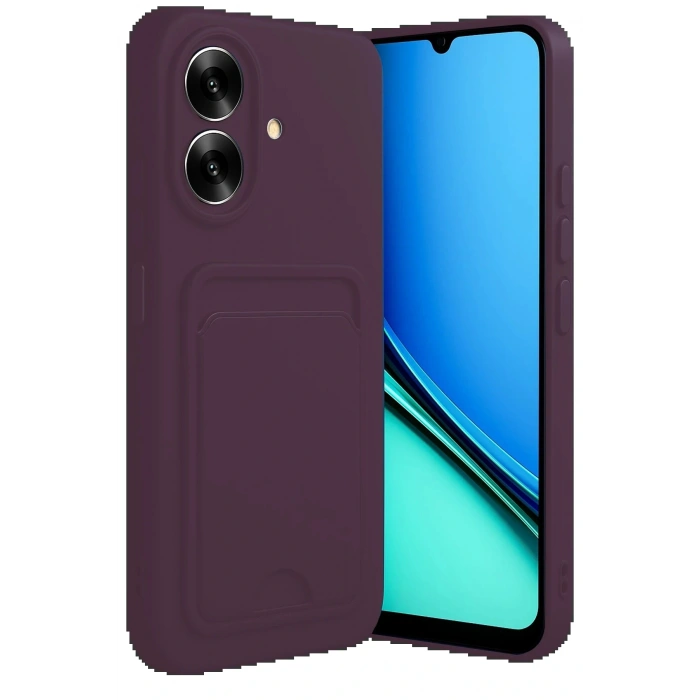 Realme Note 60 Kelvin Kartvizitli Silikon - Derin Mor