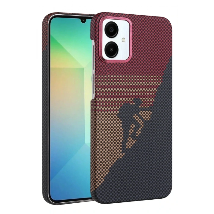 Samsung Galaxy A06 Vega Magsafe Kapak - Kırmızı