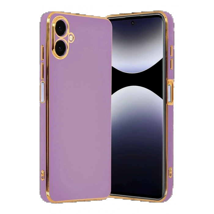 Samsung Galaxy A07 4G Volet Silikon - Mor