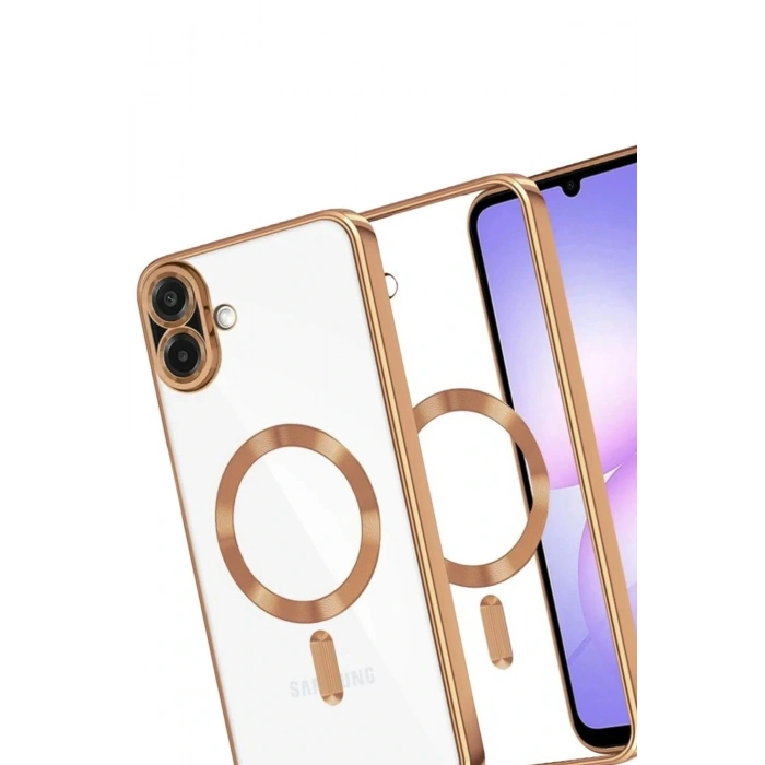 Samsung Galaxy A07 Kross Magneticsafe Kapak - Çöl Titanyum