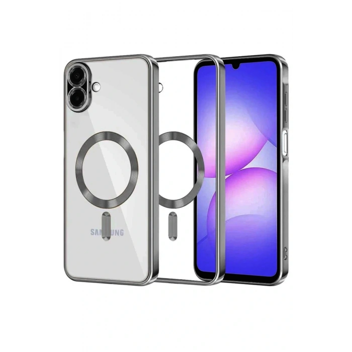 Samsung Galaxy A07 Kross Magneticsafe Kapak - Titan Gri