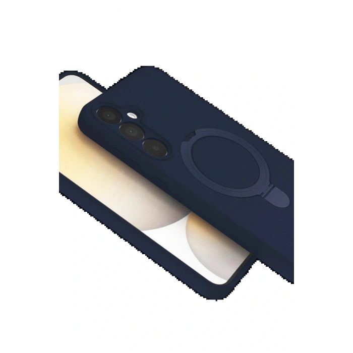 Samsung Galaxy A16 5G Regal Magsafe Standlı Kapak - Lacivert