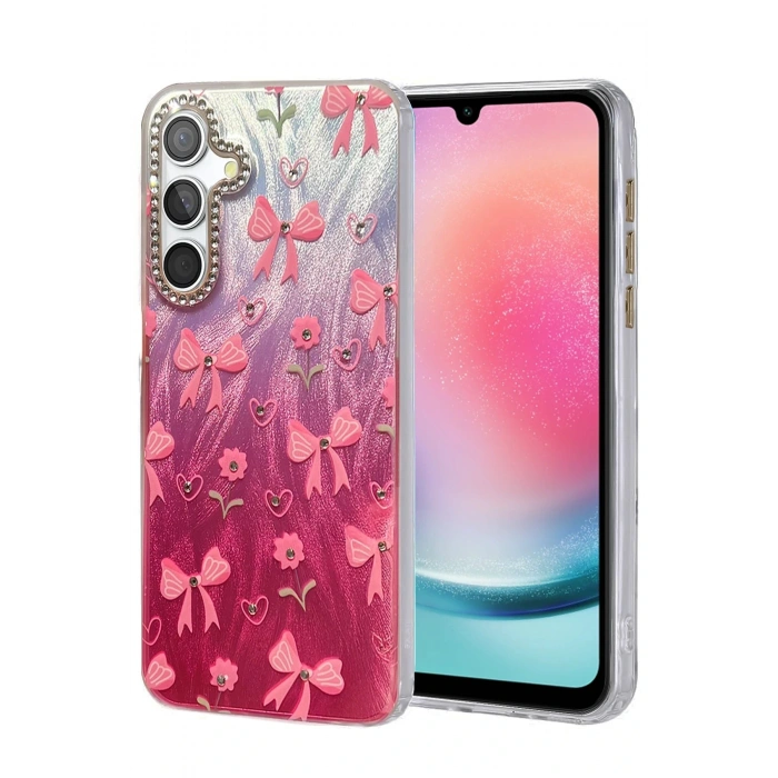 Samsung Galaxy A24 4G Kılıf Blade Aynalı Desenli Kapak - Desen 3