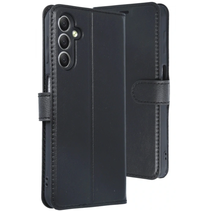 Samsung Galaxy A24 4G Kılıf Trend S Plus Kapaklı Kılıf - Siyah