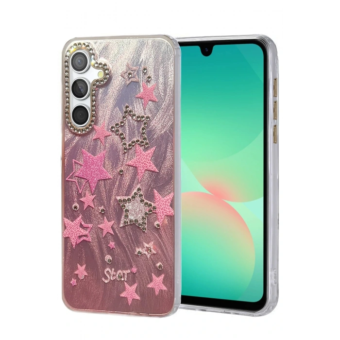 Samsung Galaxy A26 Kılıf Blade Aynalı Desenli Kapak - Desen 7