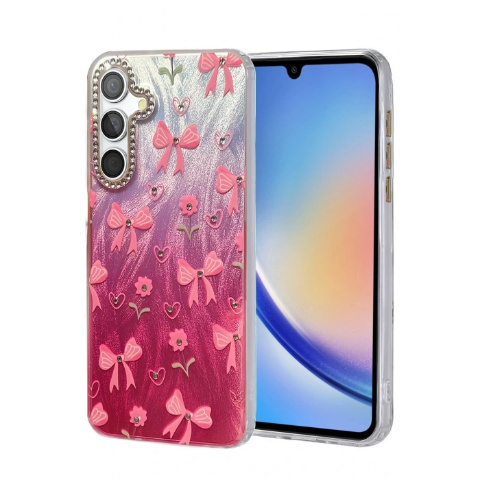 Samsung Galaxy A34 5G Kılıf Blade Aynalı Desenli Kapak - Desen 3