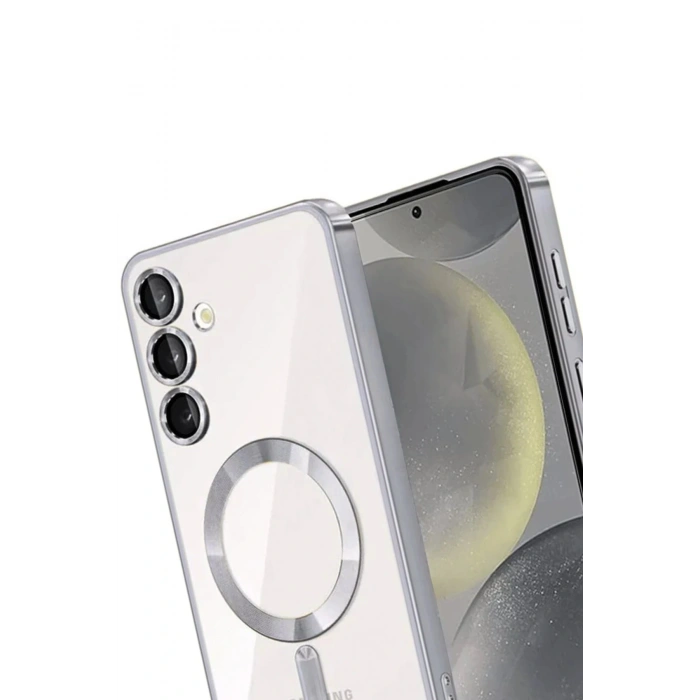 Samsung Galaxy A36 Kross Magneticsafe Kapak - Gümüş