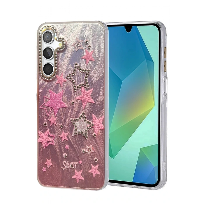 Samsung Galaxy A54 5G Kılıf Blade Aynalı Desenli Kapak - Desen 7