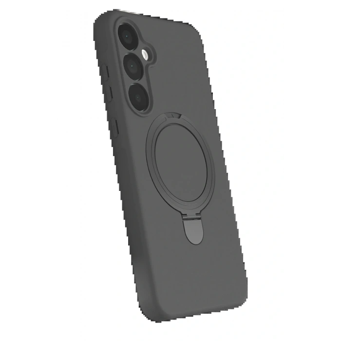 Samsung Galaxy A55 5G Regal Magsafe Standlı Kapak - Titan Gri