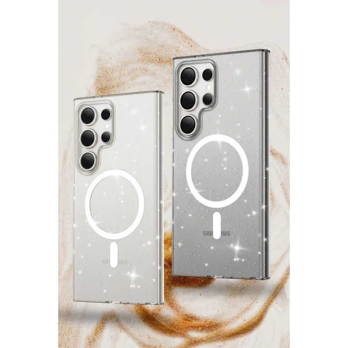 Samsung Galaxy S23 FE Kılıf Star Magsafe Kapak - Şeffaf