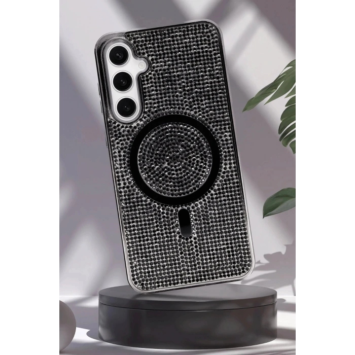 Samsung Galaxy S23 Kılıf Helen Magsafe Kapak - Gold