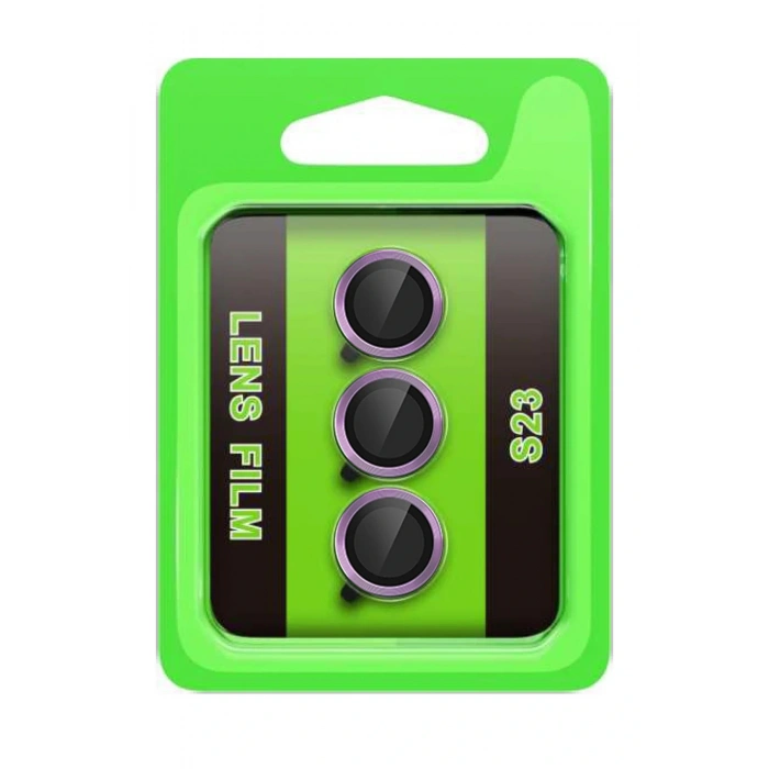 Samsung Galaxy S23 Raze Metal Kamera Lens - Mor