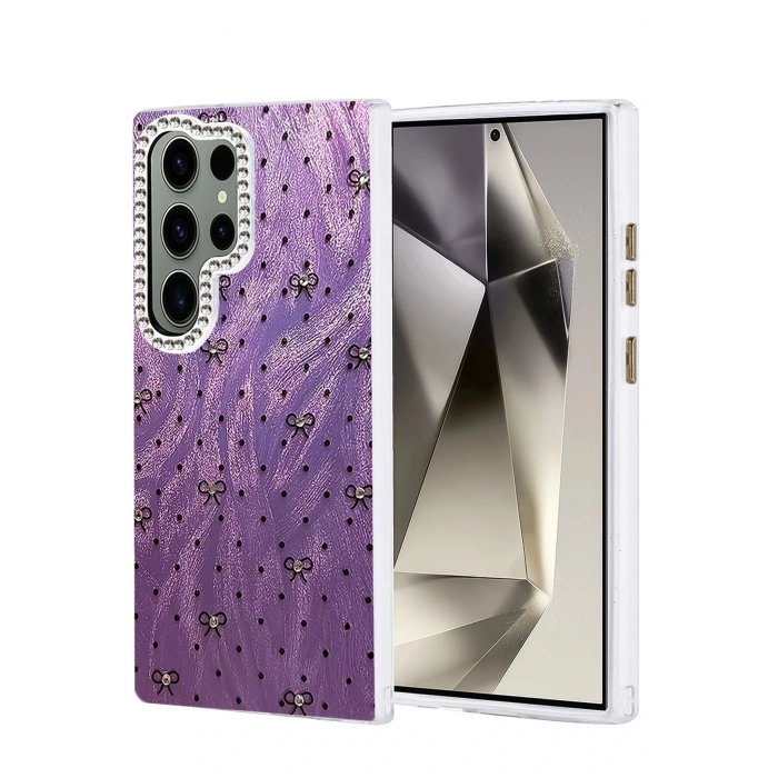 Samsung Galaxy S24 Ultra Kılıf Blade Aynalı Desenli Kapak - Desen 2