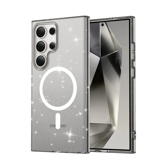 Samsung Galaxy S24 Ultra Kılıf Star Magsafe Kapak - Siyah