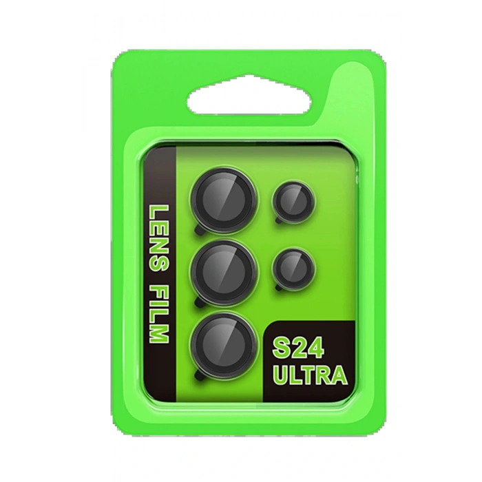 Samsung Galaxy S24 Ultra Raze Metal Kamera Lens - Siyah