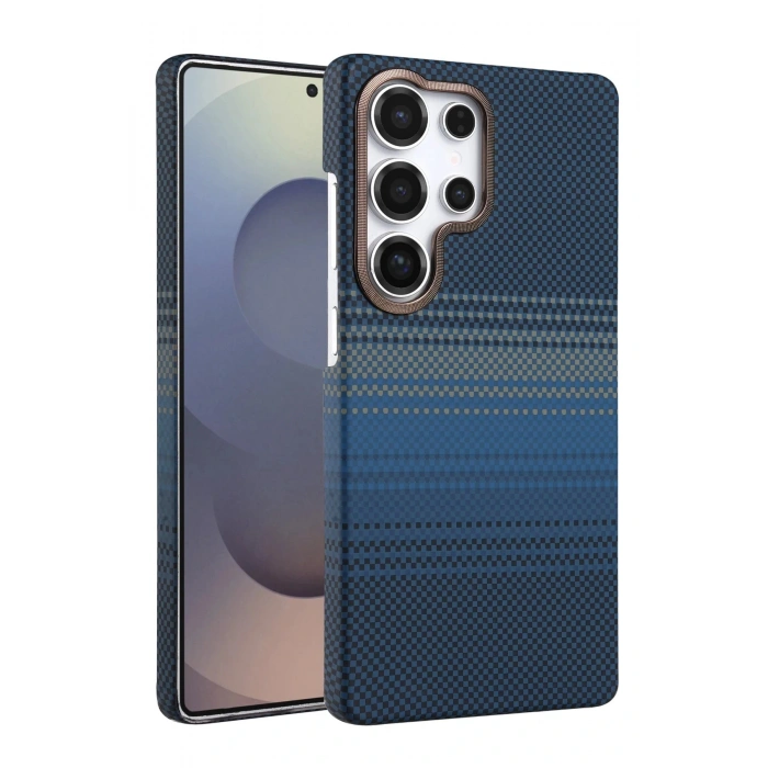 Samsung Galaxy S24 Ultra Vega Magsafe Kapak - Mavi