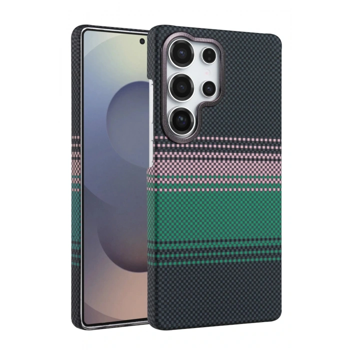 Samsung Galaxy S24 Ultra Vega Magsafe Kapak - Yeşil