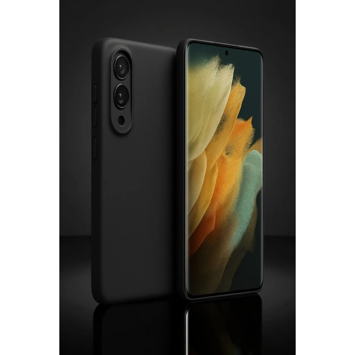 Samsung Galaxy S25 Edge First Silikon - Siyah