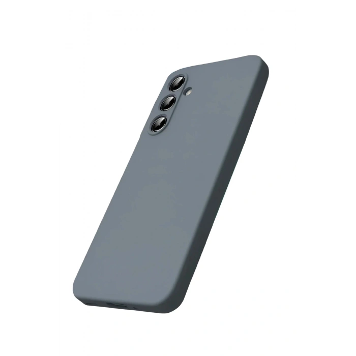 Samsung Galaxy S25 FE Kılıf Nano içi Kadife Silikon - Gri