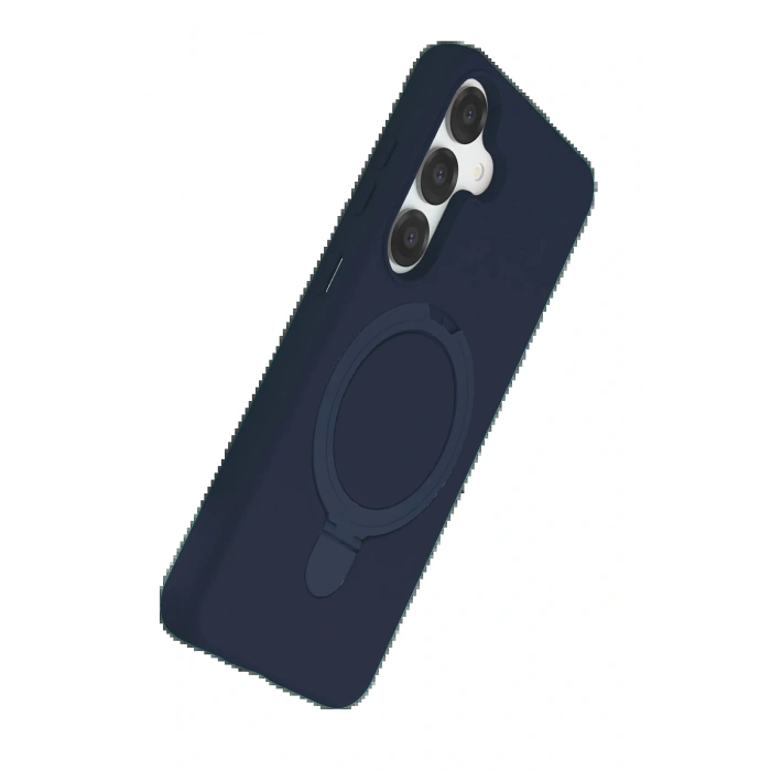 Samsung Galaxy S25 Regal Magsafe Standlı Kapak - Lacivert